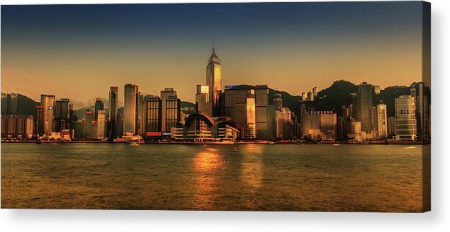 Tranquility Acrylic Print featuring the photograph Travel Hong Kong #1 by Simonlong