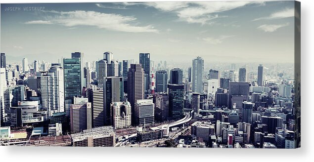 Osaka Acrylic Print featuring the photograph Somewhere in Japan by Joseph Westrupp