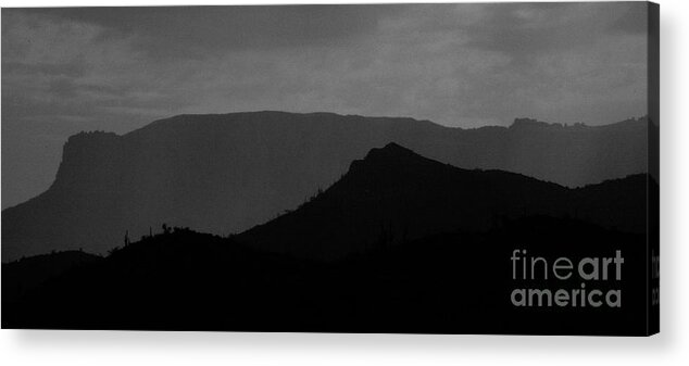 Bw Acrylic Print featuring the photograph Untitled 1 by Randy Oberg
