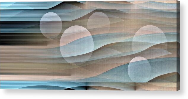 Sun Acrylic Print featuring the digital art Desert Suns by David Manlove