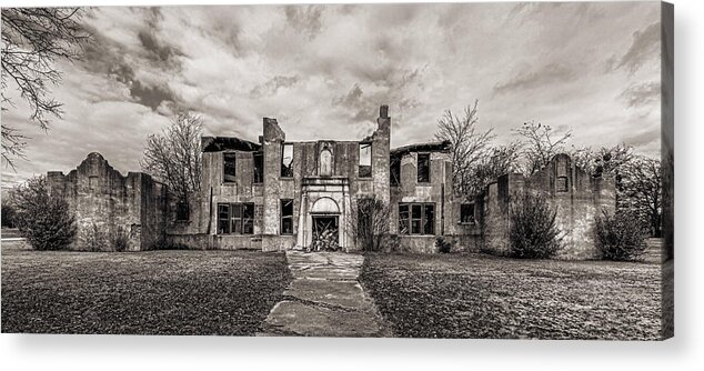 Abandoned Acrylic Print featuring the photograph Old Mosheim School by Mike Schaffner