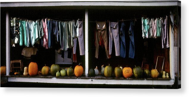 Porch Acrylic Print featuring the photograph The Country Porch by Wayne King