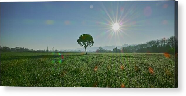 Landscape Acrylic Print featuring the photograph The time for festivities by Karine GADRE