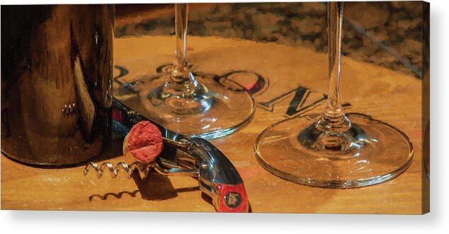 Cabernet Sauvignon Acrylic Print featuring the photograph Togni Wine 16 by David Letts