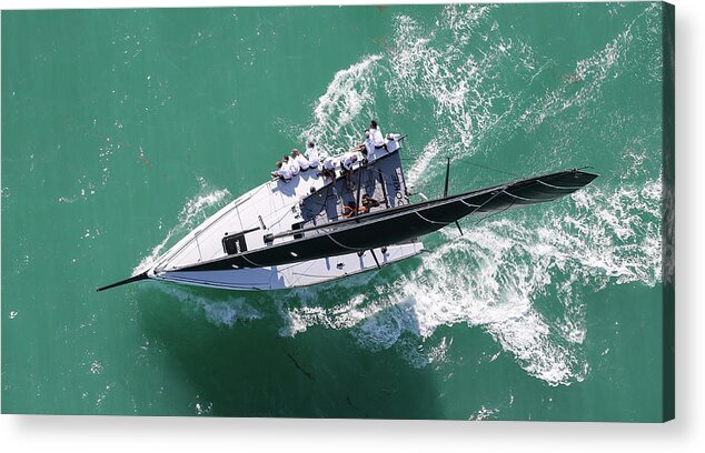 Sail Acrylic Print featuring the photograph Spot On by Steven Lapkin