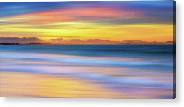 Abstract Sunset Acrylic Print
