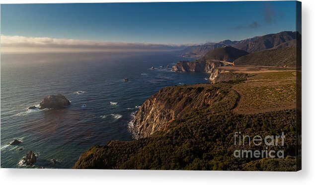 Bixby Acrylic Print featuring the photograph Big Sur Headlands by Mike Reid