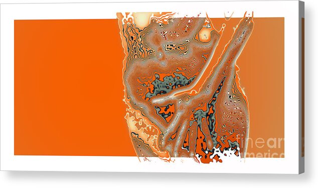 Abstract Acrylic Print featuring the photograph Body by Stelios Kleanthous