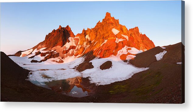 Mountains Acrylic Print featuring the photograph Broken Top Mt. Sunrise by Andrew Kumler