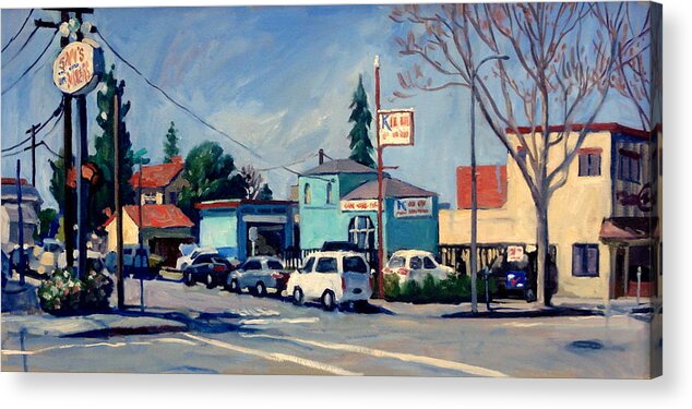  Acrylic Print featuring the painting California Light by Thor Wickstrom