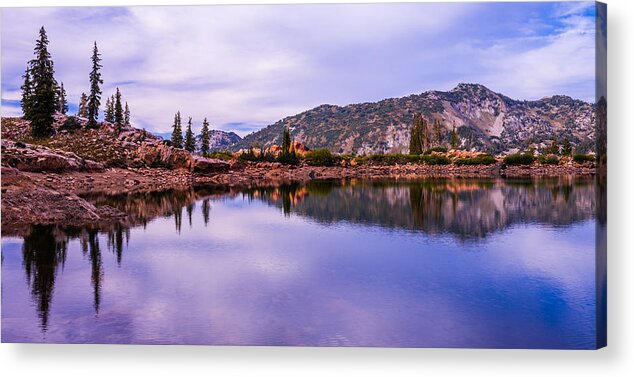 Nature Acrylic Print featuring the photograph Cecret Reflection by Chad Dutson