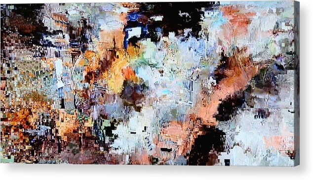 Abstraction Acrylic Print featuring the photograph Chaos by Michael Sharber