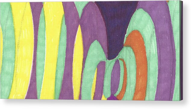 Energy Acrylic Print featuring the drawing E equals M C squared 1 by Steve Sommers