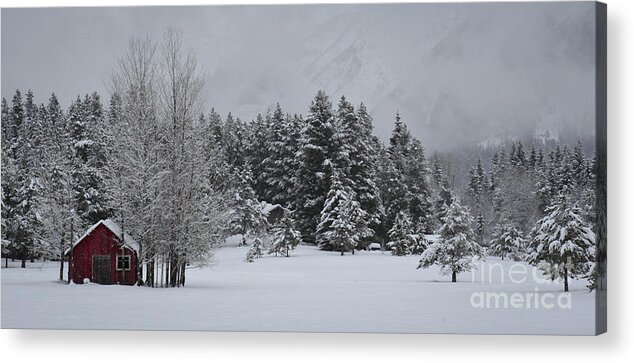 Montana Landscape Acrylic Print featuring the photograph Montana Morning by Diane Bohna