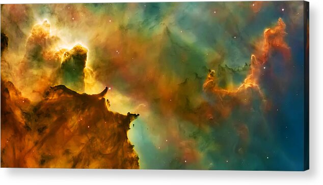 Nasa Images Acrylic Print featuring the photograph Nebula Cloud by Jennifer Rondinelli Reilly - Fine Art Photography