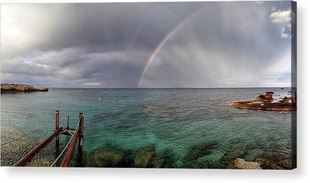 Autumn Acrylic Print featuring the photograph Rainbow Light by Stelios Kleanthous