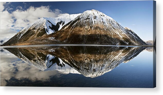 00438698 Acrylic Print featuring the photograph Lake Pearson In Winter In Castle Hill by Colin Monteath