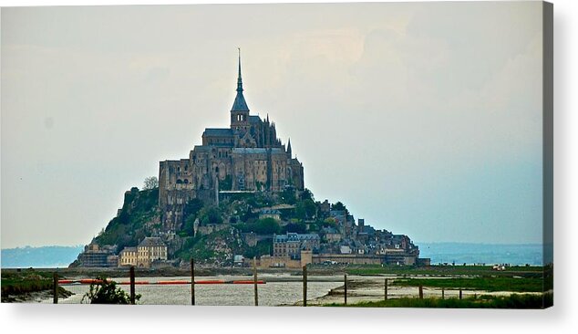 Mont St. Michel Acrylic Print featuring the photograph Medieval Wonder by Eric Tressler