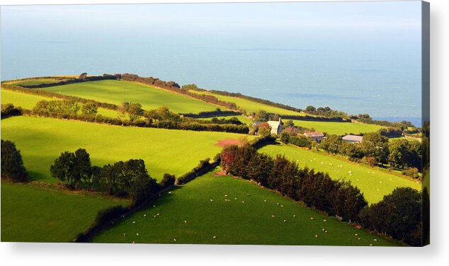 Somerset Acrylic Print featuring the photograph Somerset Coast by Carla Parris