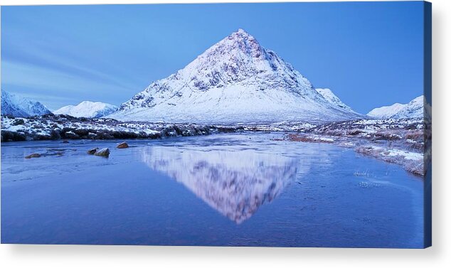 Glencoe Acrylic Print featuring the photograph Winter in Glencoe #2 by Stephen Taylor