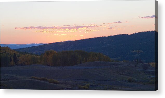 Predawn Acrylic Print featuring the photograph Breaking Morn over Gore Range by Daniel Hebard