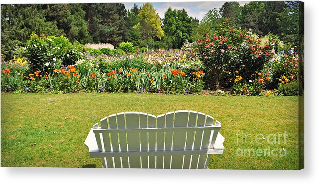 Garden Acrylic Print featuring the photograph Come to the Garden by Mindy Bench