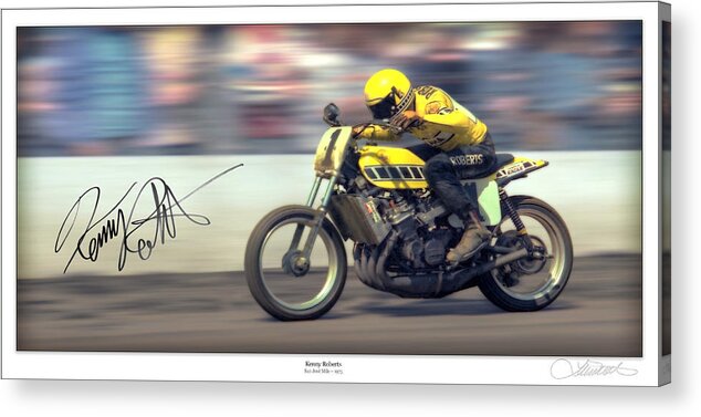 Motorcycle Acrylic Print featuring the photograph Dirt SPEED by Lar Matre
