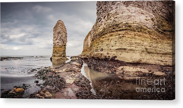 Cliffs Acrylic Print featuring the photograph Flamborough Head, North Yorkshire, UK by Mariusz Talarek