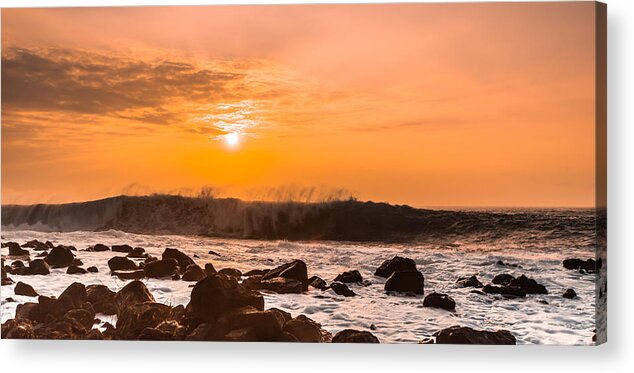 Sam Amato Photography Acrylic Print featuring the photograph Kona Hawaii Sunset by Sam Amato