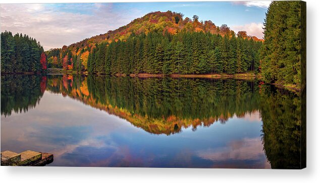 Marilla Reservoir Acrylic Print featuring the photograph Marilla Reservoir 2 by Mark Papke