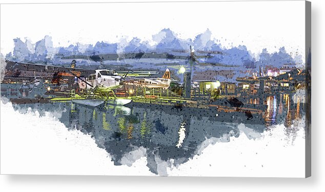Seaplanes Acrylic Print featuring the photograph Pontoon Pilots by Cameron Wood