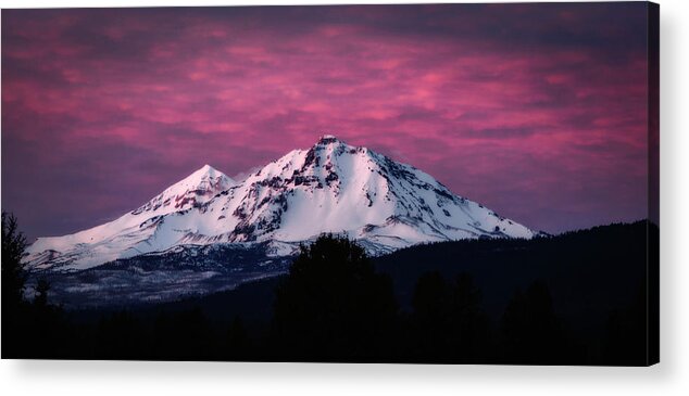 Mountains Acrylic Print featuring the photograph Purple Mountain Majesty by Cat Connor