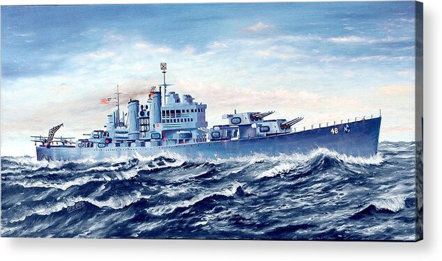 USN Navy US Naval Battleship Photo Print USS HONOLULU CL 48 