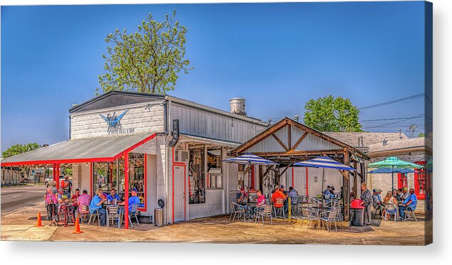 Boerne Acrylic Print featuring the photograph Lunch Time in Boerne Texas by G Lamar Yancy