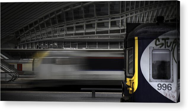Train Acrylic Print featuring the photograph Nine Hundred Ninety-six by Gilbert Claes