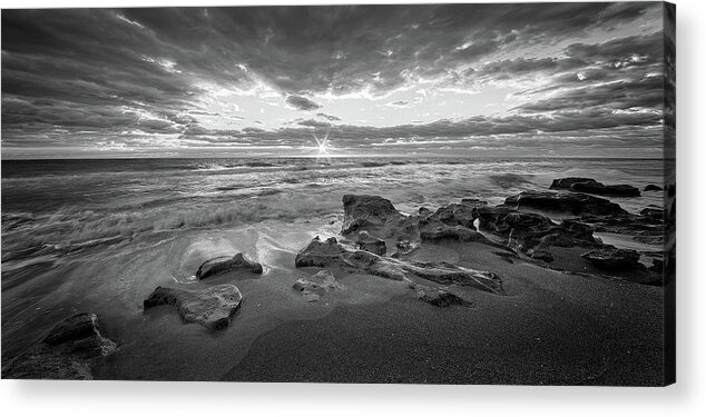 Nature Acrylic Print featuring the photograph Breaking Storm Clouds II by Steve DaPonte
