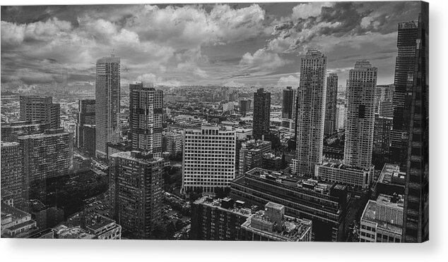 New York City Acrylic Print featuring the photograph NY City Sky Line by Montez Kerr