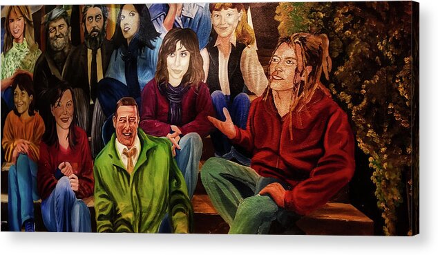 Mural Acrylic Print featuring the photograph The Jury by Gene Taylor