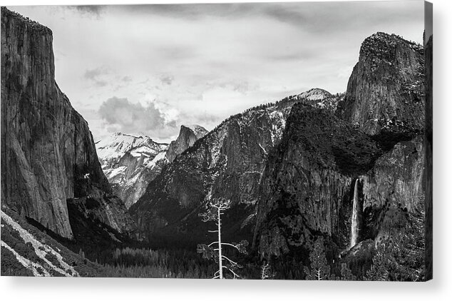 Bridalveil Falls Acrylic Print featuring the photograph Yosemite Valley by Mike Fusaro