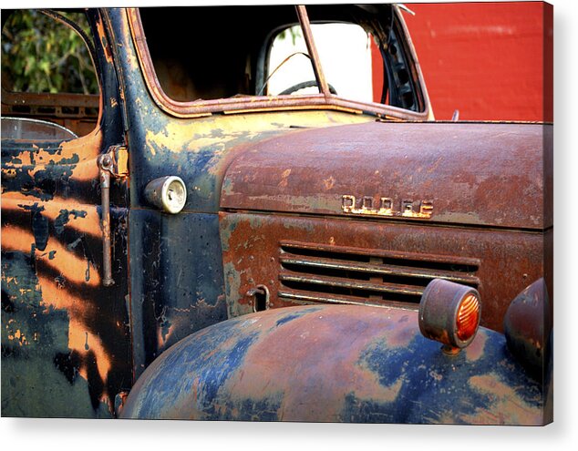 San Acrylic Print featuring the photograph San Angelo Dodge by Jerry Sodorff
