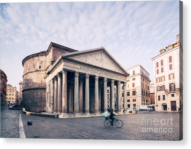 Pantheon Acrylic Print featuring the photograph The Pantheon by Matteo Colombo