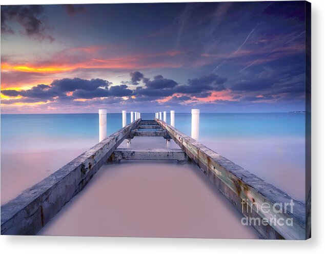 Beach Acrylic Print featuring the photograph Turquoise Paradise by Marco Crupi
