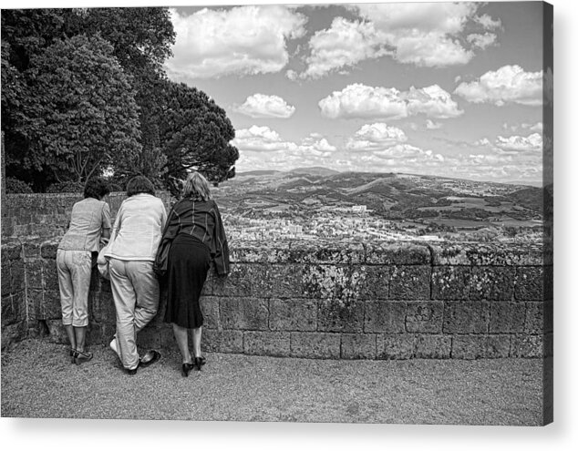 Orvieto Acrylic Print featuring the photograph The Three Graces #1 by Hugh Smith