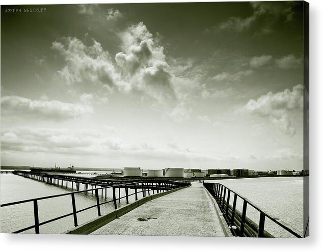 Industry Acrylic Print featuring the photograph Pier-Shaped by Joseph Westrupp