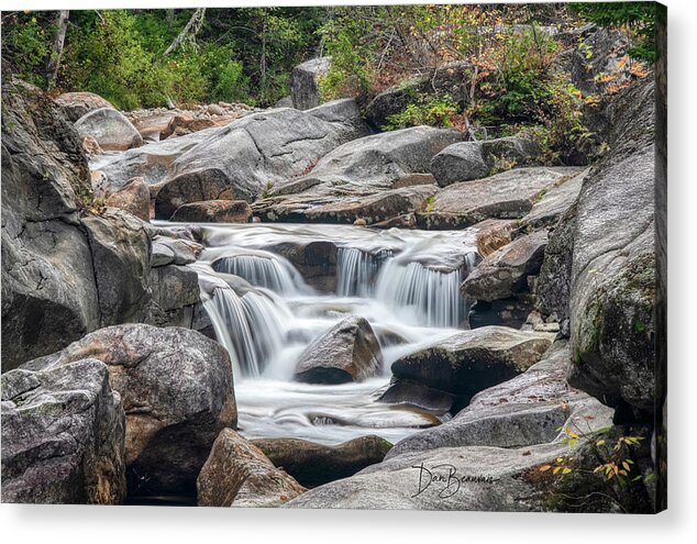 New England Acrylic Print featuring the photograph Ammonoosuc Cascade 4513 by Dan Beauvais