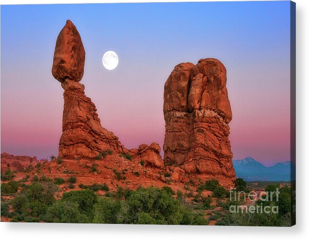 Utah Acrylic Print featuring the photograph Sunset's Glow by Sharon Seaward