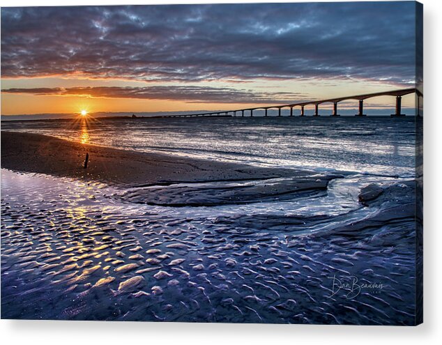 Outer Banks Acrylic Print featuring the photograph Oregon Inlet Dawn #8230 by Dan Beauvais