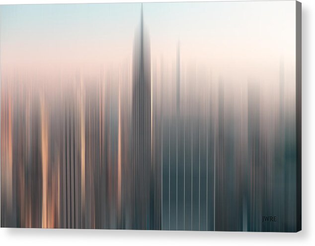 Abstract Art Acrylic Print featuring the photograph skyline I by John Emmett
