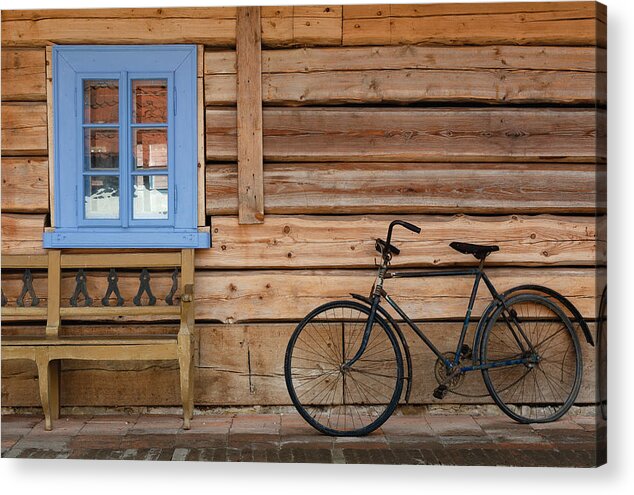 Concept Acrylic Print featuring the photograph Vintage wooden house by Martin Vorel Minimalist Photography
