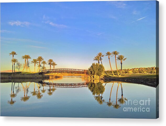Reflection Acrylic Print featuring the photograph Afternoon reflection by Agnes Caruso